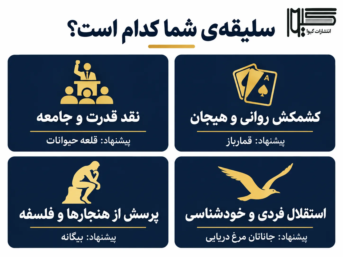 راهنمای انتخاب رمان کوتاه بر اساس سلیقه: اجتماعی، روانشناختی، فلسفی و الهامبخش